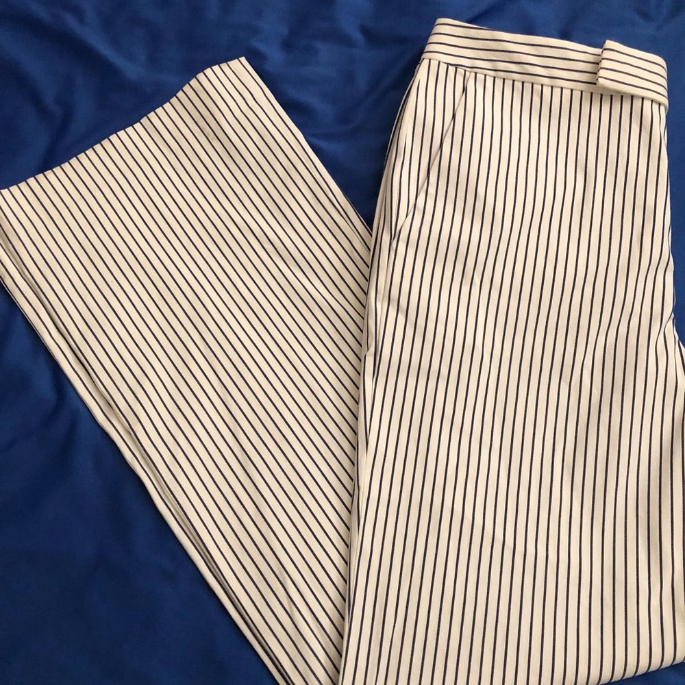 Lauren by Ralph Lauren pinstripe high waist pants